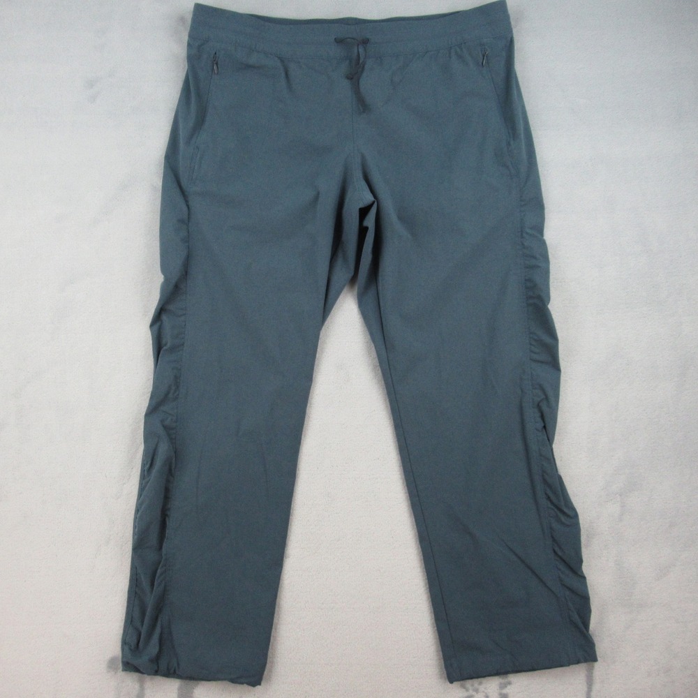 KUHL Trekr Pant Women XL Short Blue Hiking Ruched Leg Outdoor 6306